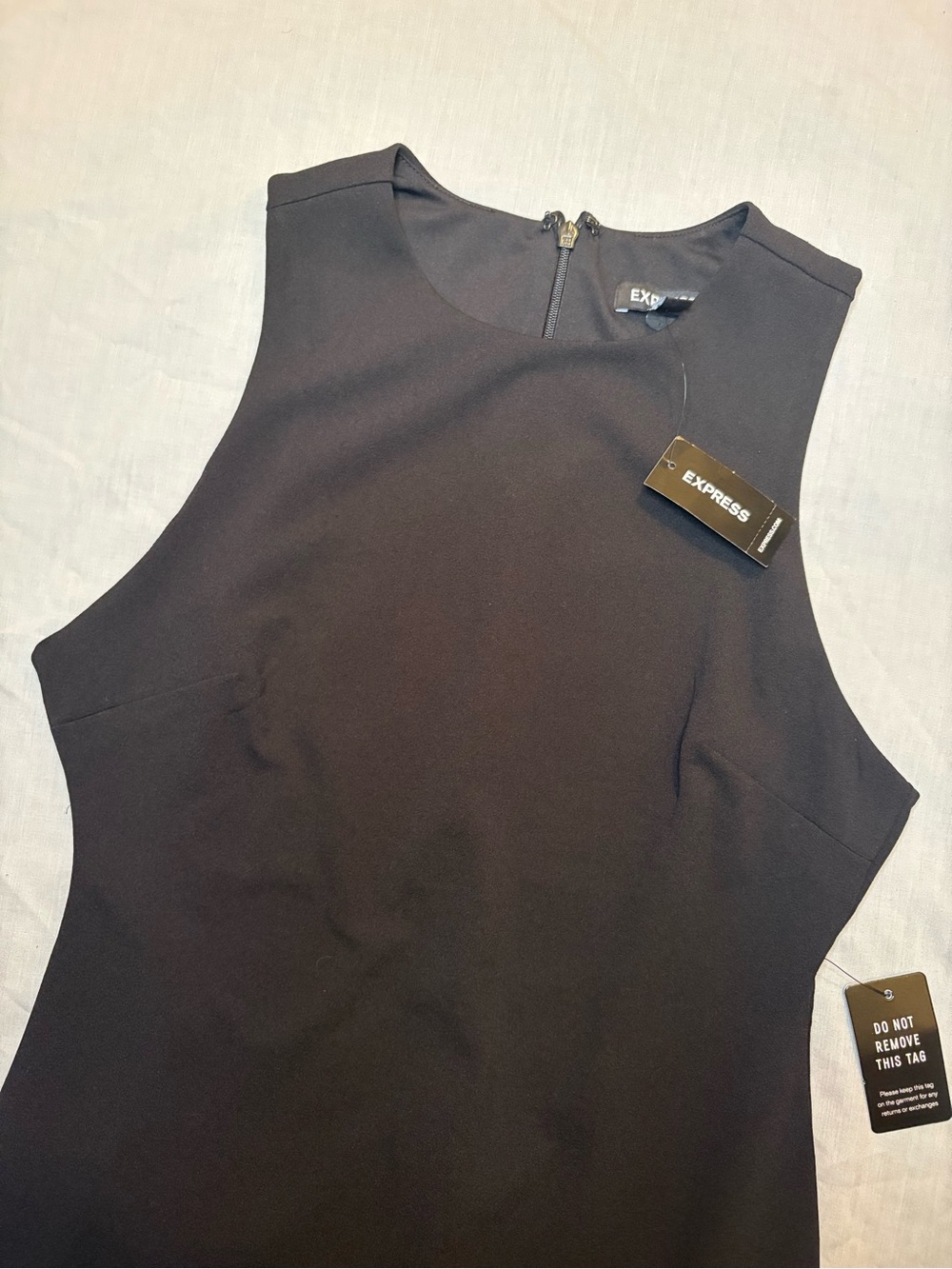 Express Sleeveless Midi Dress in Black Size Small NWT
